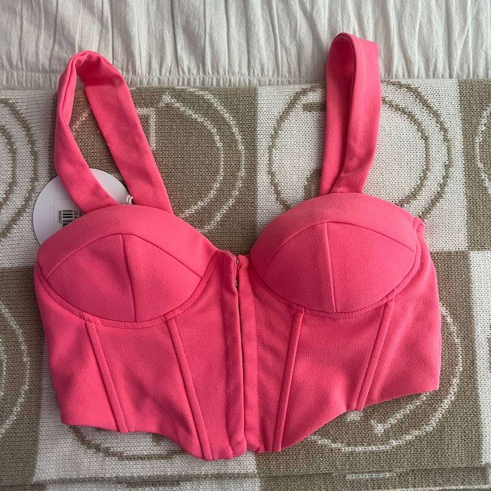 Pink Princess Polly Cropped Corset